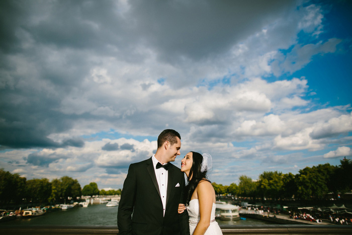 Paris wedding portrait