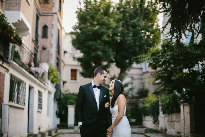 Paris wedding portrait