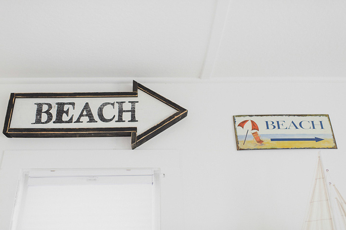 cottage beach sign