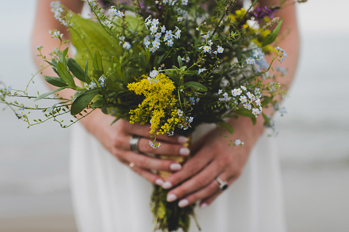 wildflower bridal bouquet