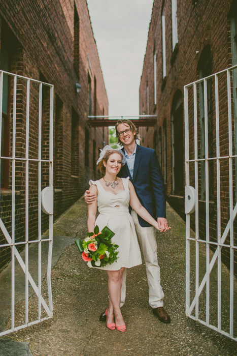 Bérénice and Mike's North Carolina Courthouse Wedding
