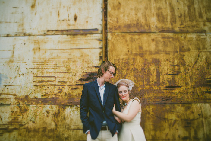 bride and groom portrait