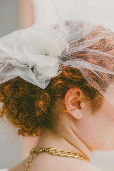 bride's fascinator