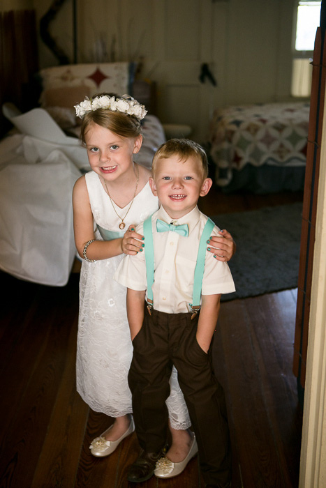 ring bearer and flower girl