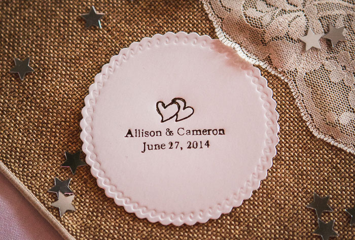 wedding coaster