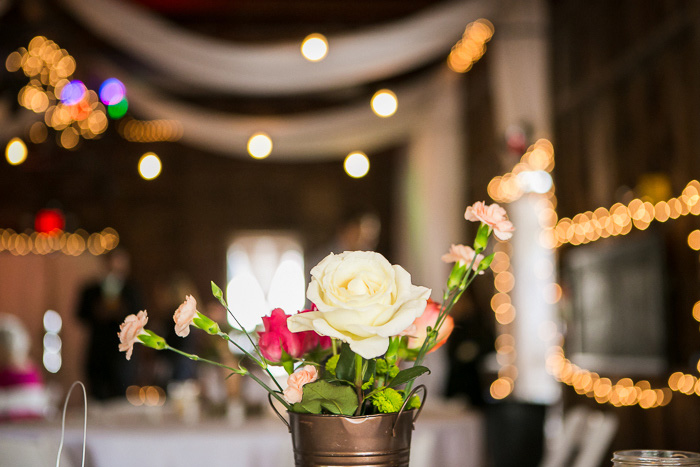 rose wedding centerpiece