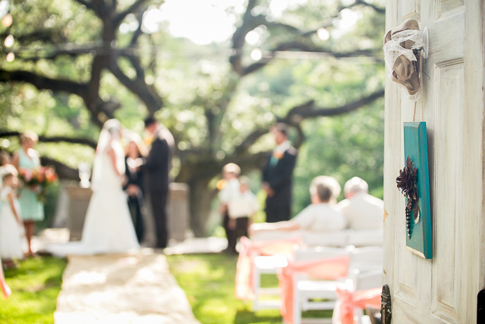 outdoor wedding ceremony