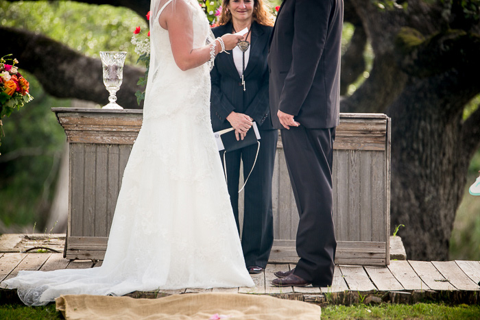 outdoor wedding ceremony