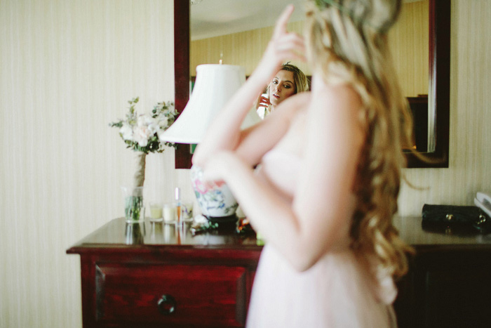 bride getting ready