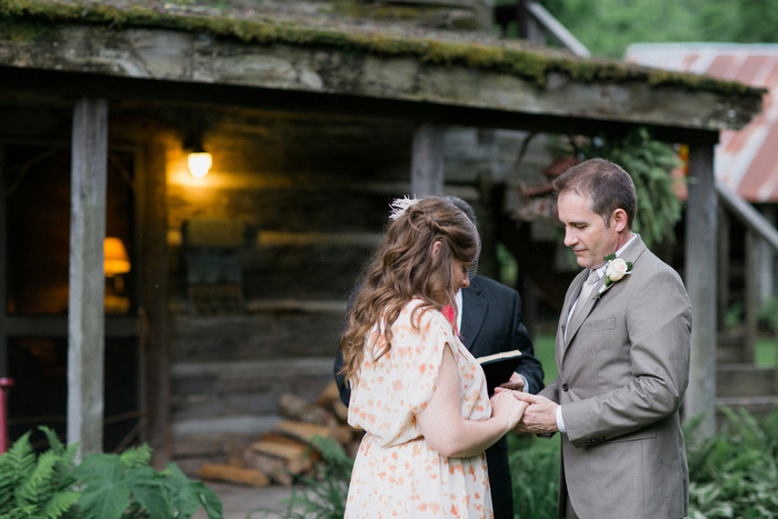 intimate elopement ceremony