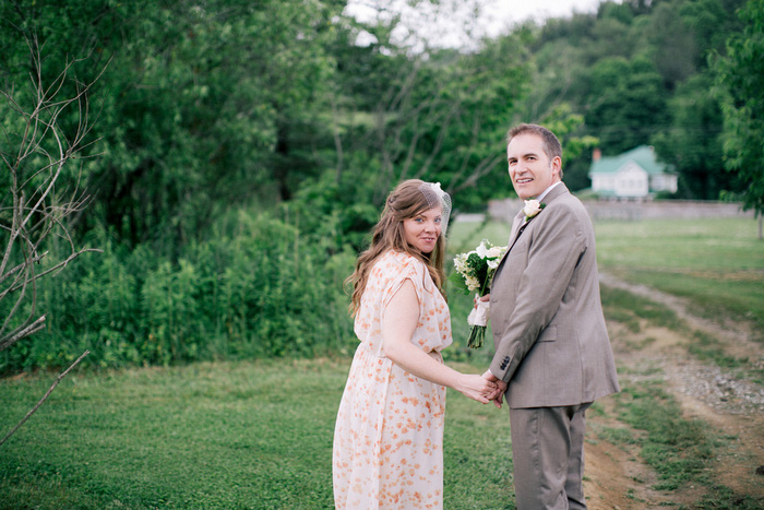 bride and groom portrait