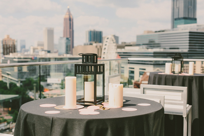 wedding cocktail table