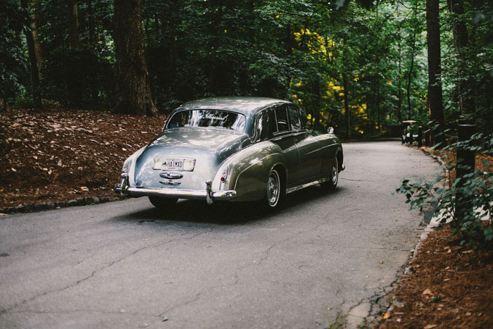 vintage getaway car