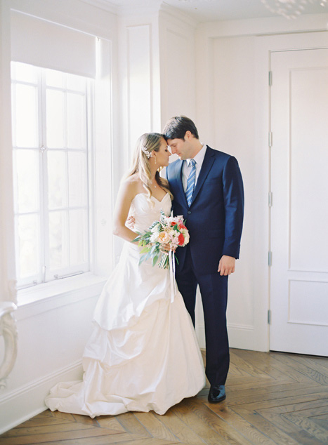 hotel wedding portrait