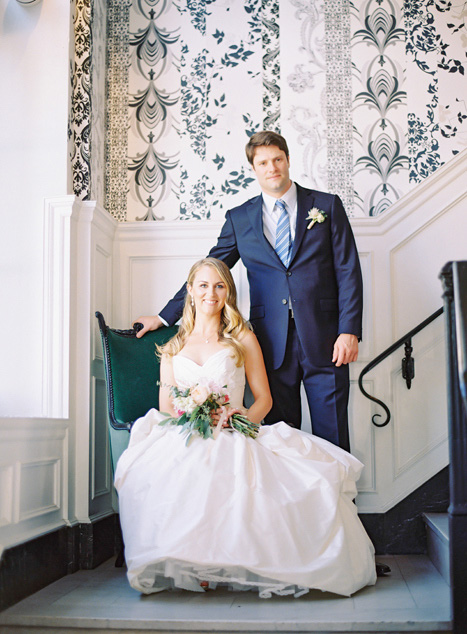 Culver Hotel wedding portrait