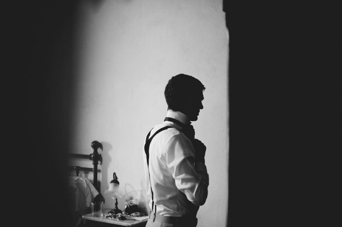 groom getting ready