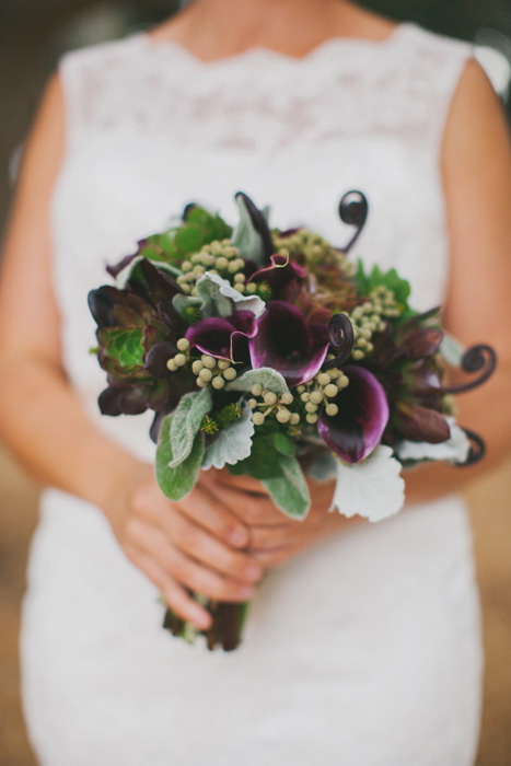 purple lily bouquet