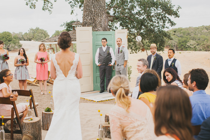 bride walking down the aisle