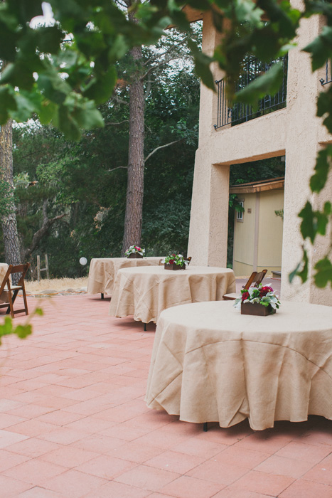 wedding ceremony set-up