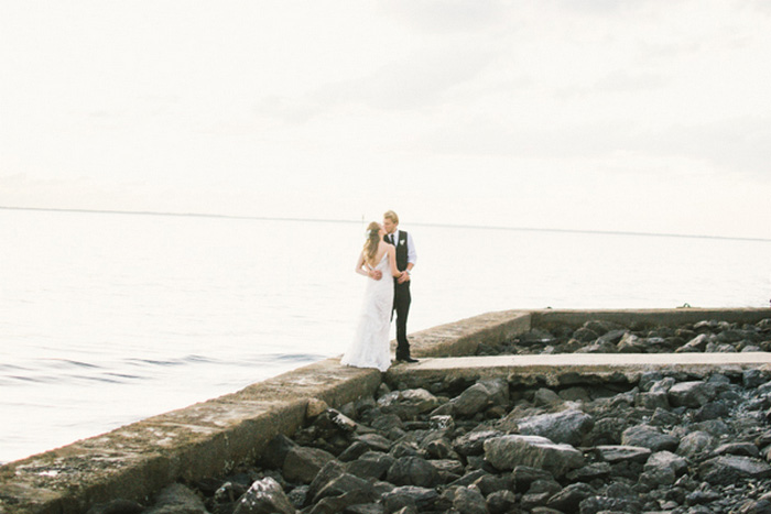 bride and groom portrait