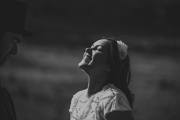 bride laughing