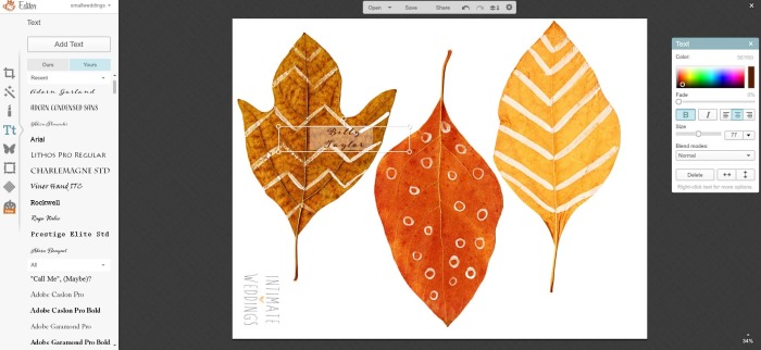 printable autumn leaves