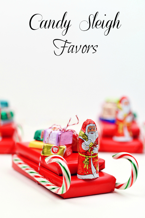 candy sleigh favors