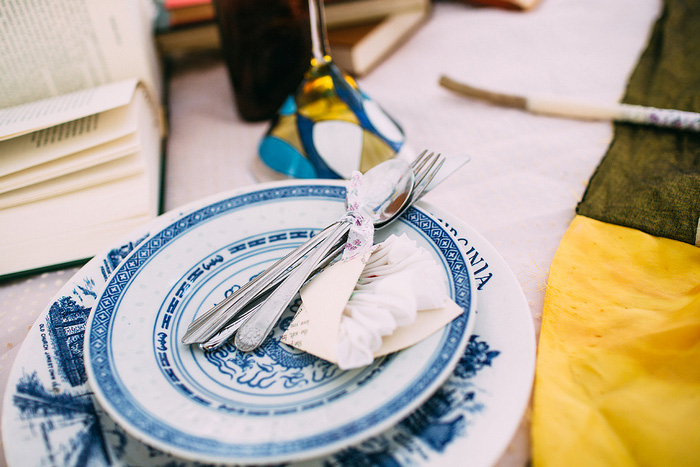 mismatched table settings