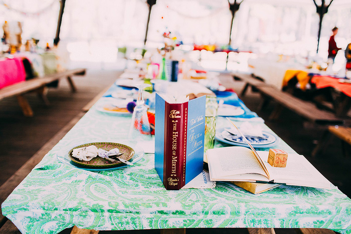 book wedding decor