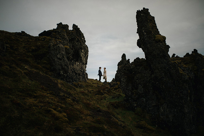 Iceland wedding portrait