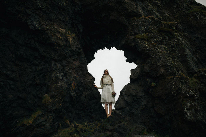 bride in Iceland