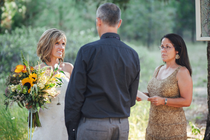 outdoor wedding ceremony