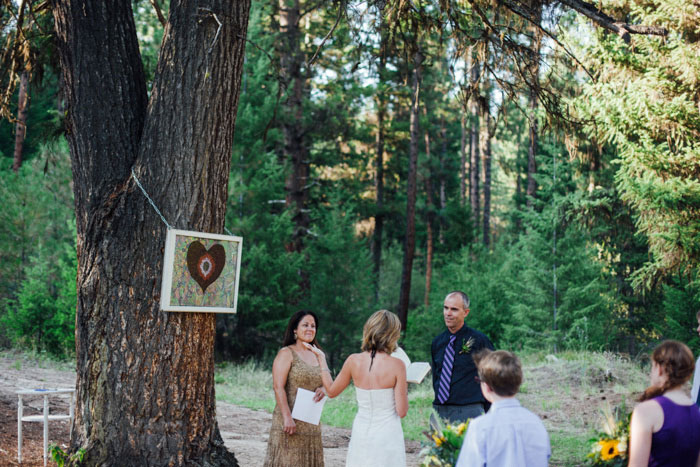 idaho outdoor wedding ceremony