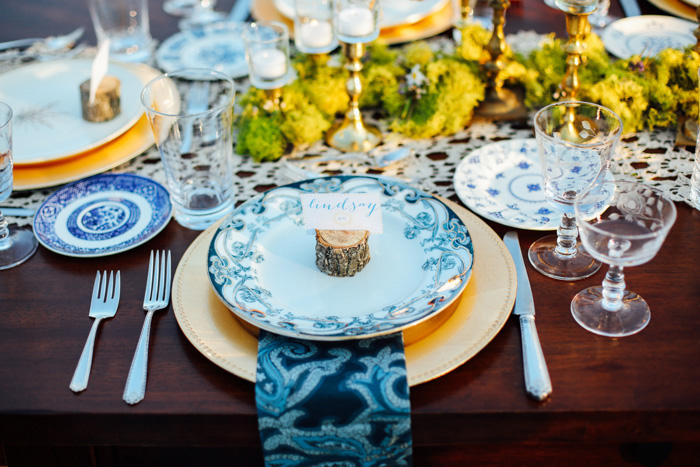 rustic place setting