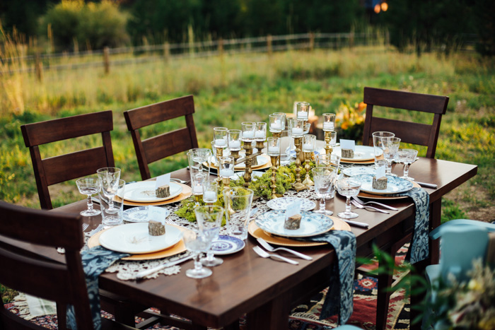 rustic table setting