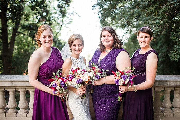 bride and bridesmaids