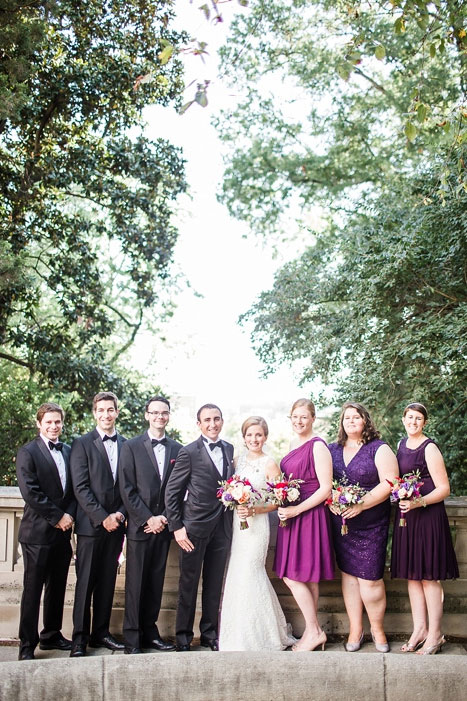 full bridal party portrait