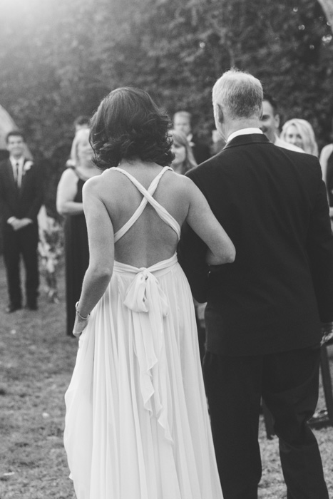 bride walking down aisle