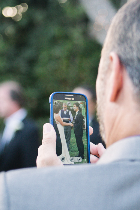 guest photographing ceremony