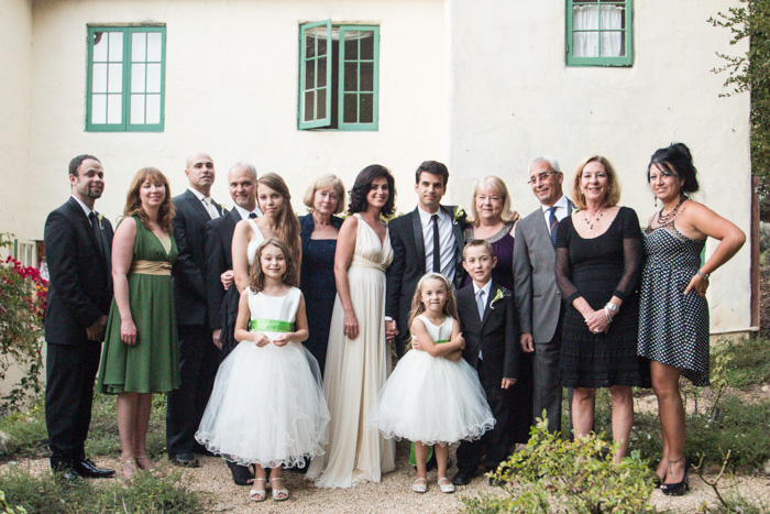 wedding family portrait
