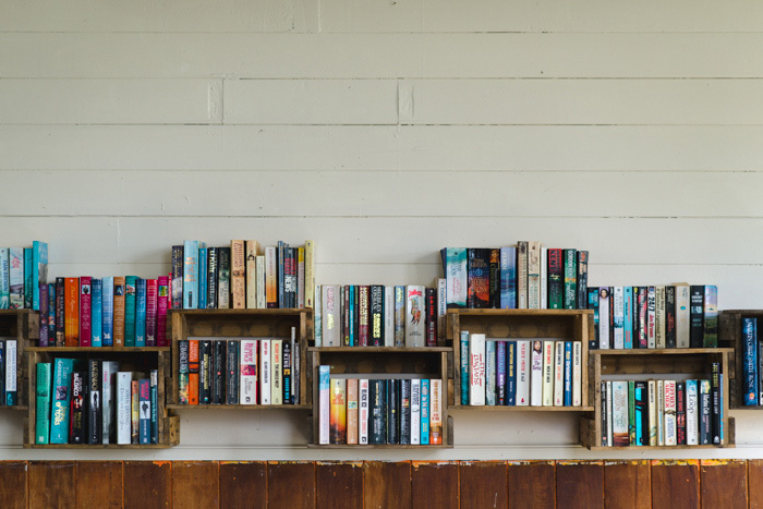 bookshelves