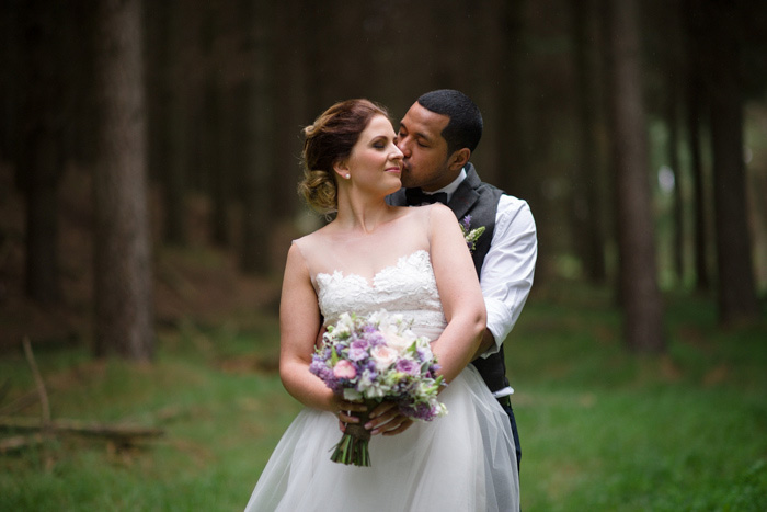 outdoor wedding portrait