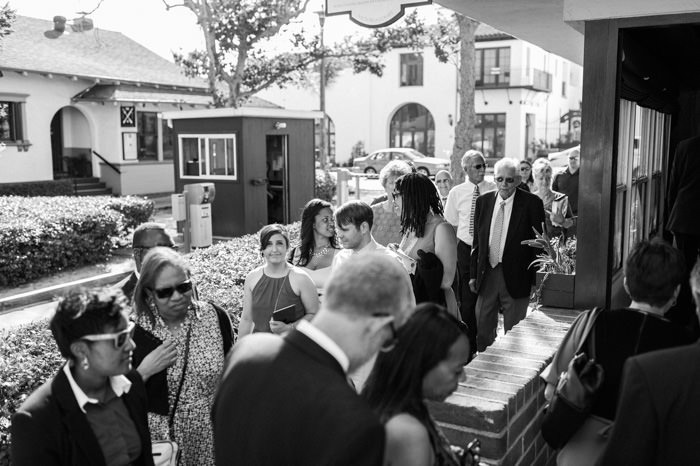 guests walking into restaurant