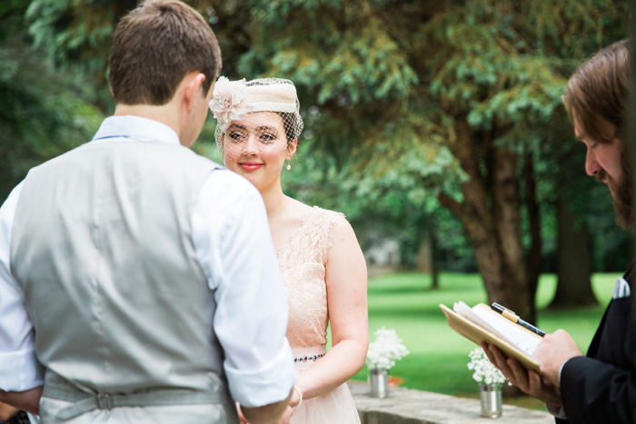 outdoor wedding ceremony