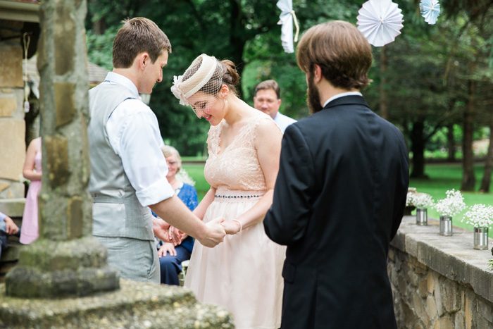 outdoor wedding ceremony