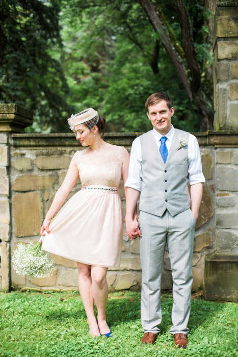 bride and groom portrait