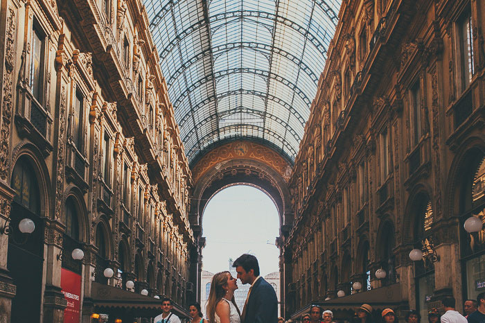 bride and groom portrait in italy