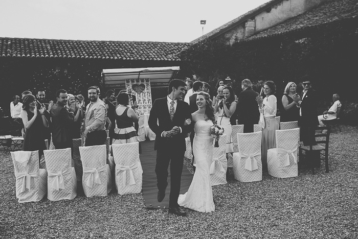 bride and groom processional