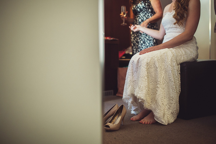 bride getting ready