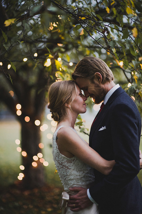 bride and groom portrait